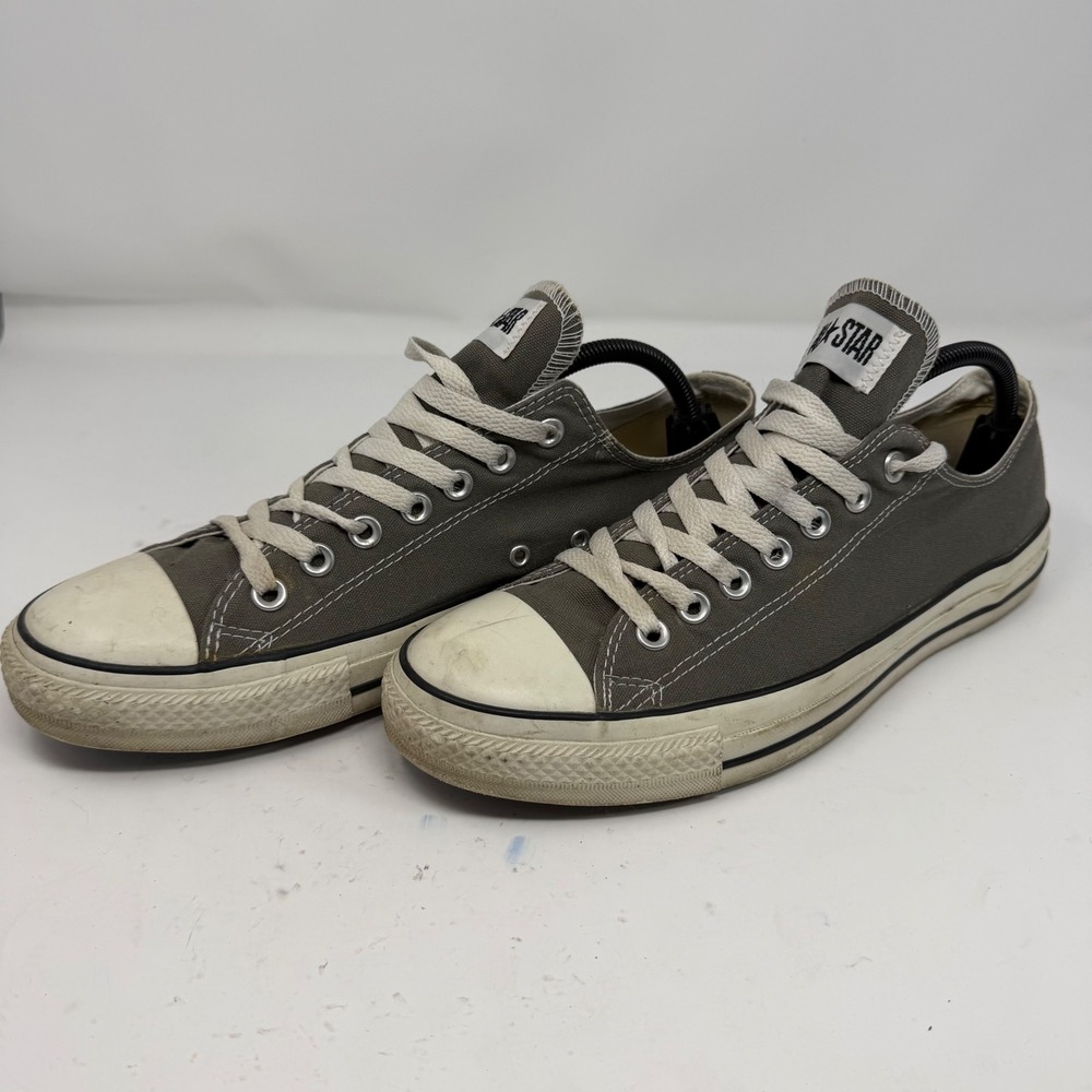 Converse Chuck Taylor All Star Low Top Charcoal Grey Mens 10 Womens 12 1J794